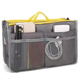 🆕NWT Bag Organizer Insert, Travel Storage Bag, Makeup Multi Pocket Multifuncton